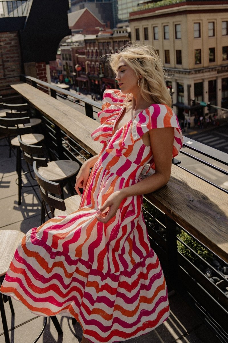 OVER THE HILLS POPLIN DRESS - Love Salve