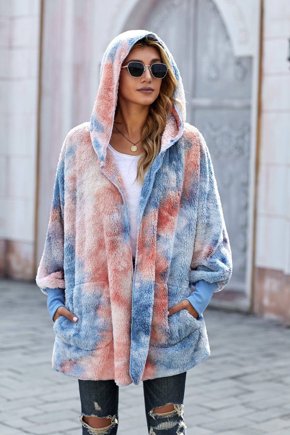 Everyday Tie-Dye Fleece Jacket