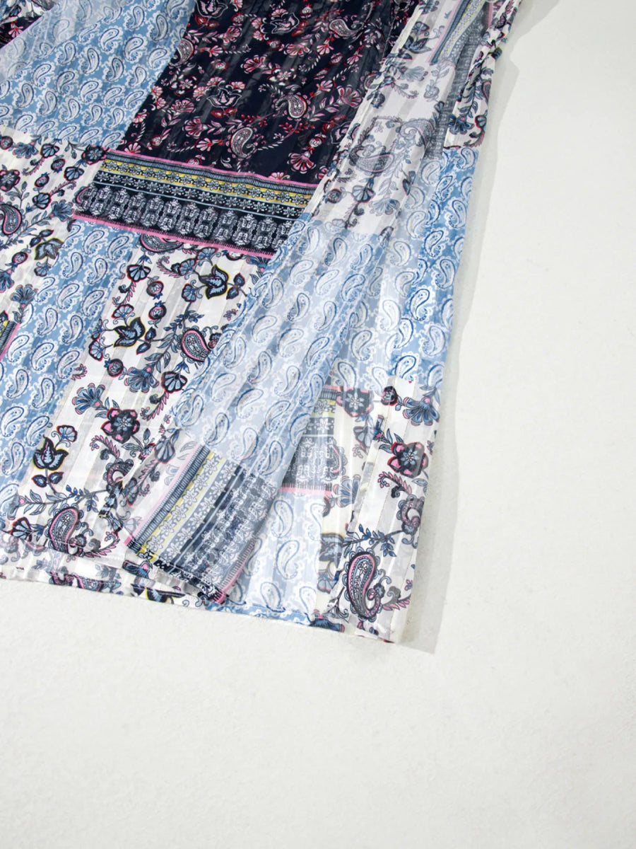 Printed Open Front Cover Up - Love Salve