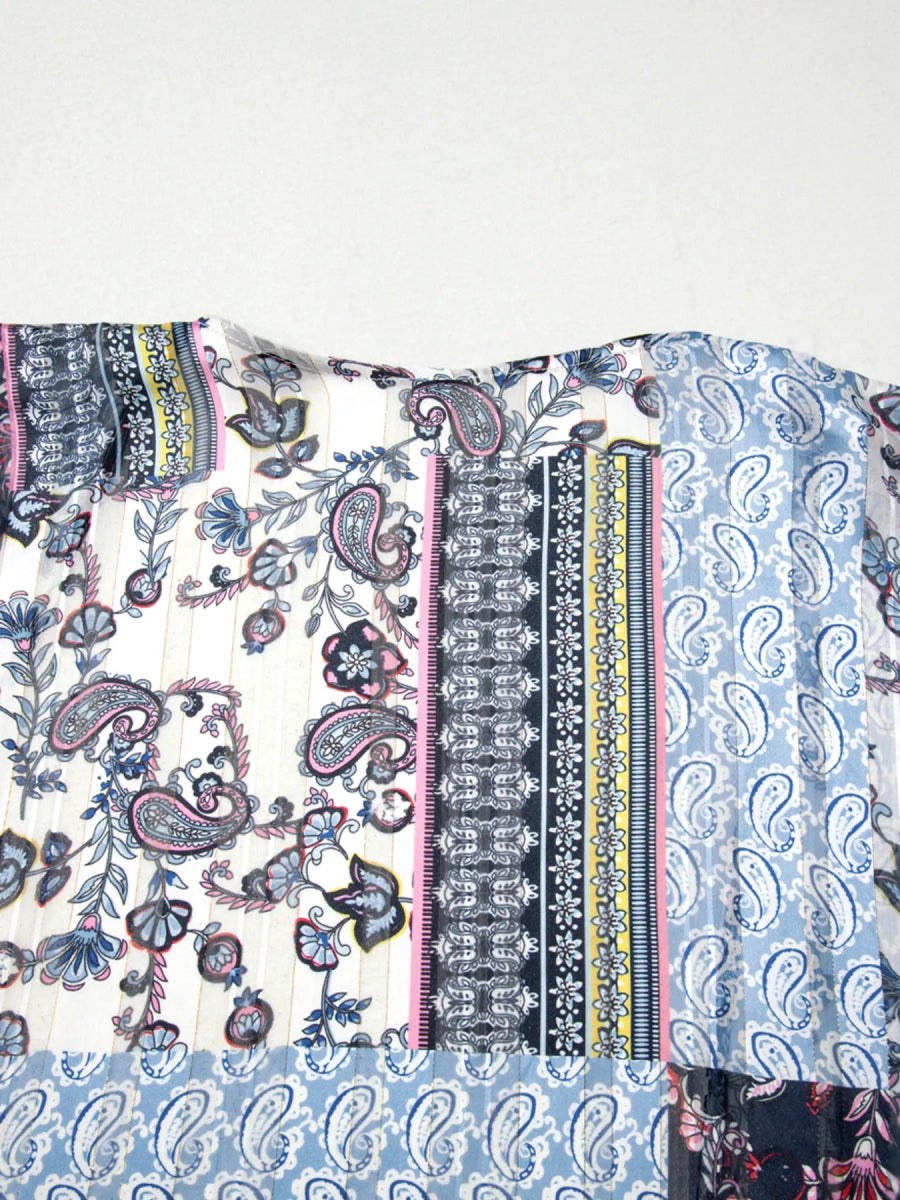 Printed Open Front Cover Up - Love Salve