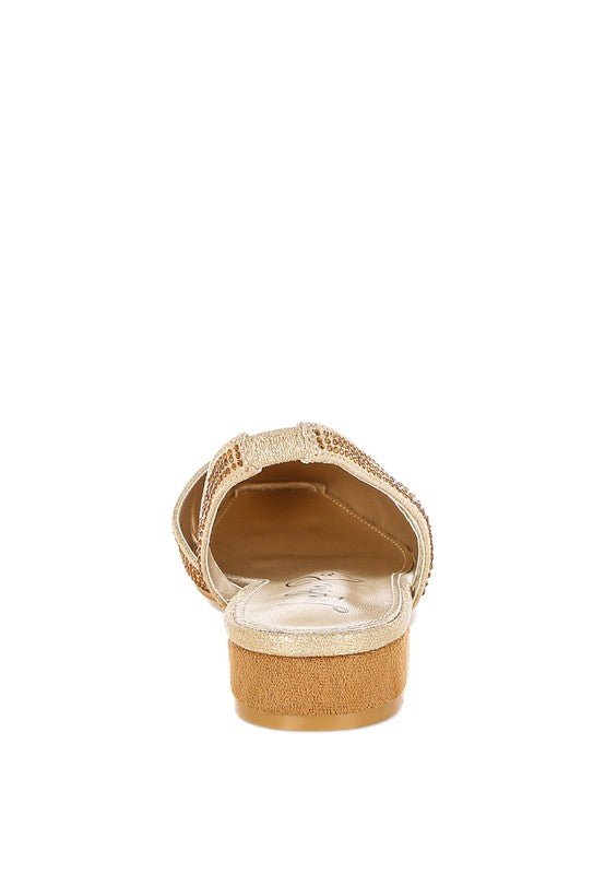 Rerita Rhinestone-Studded Glitter Sandals for Special Occasions - Love Salve