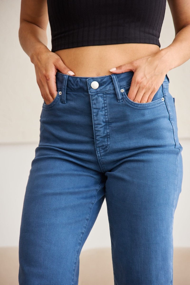 RFM Crop Chloe Full Size Tummy Control High Waist Jeans - Love Salve