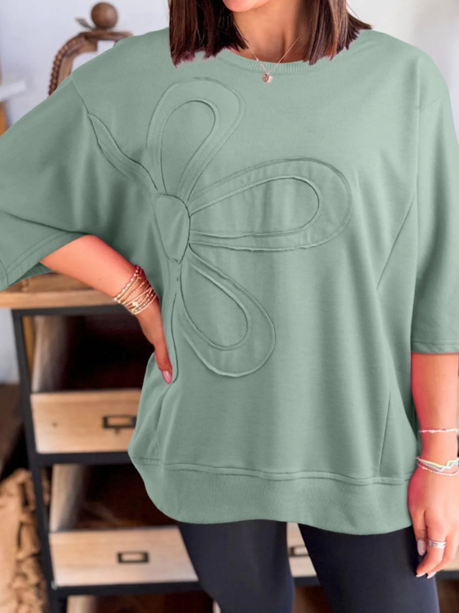 Round Neck Oversized T-Shirt - Love Salve