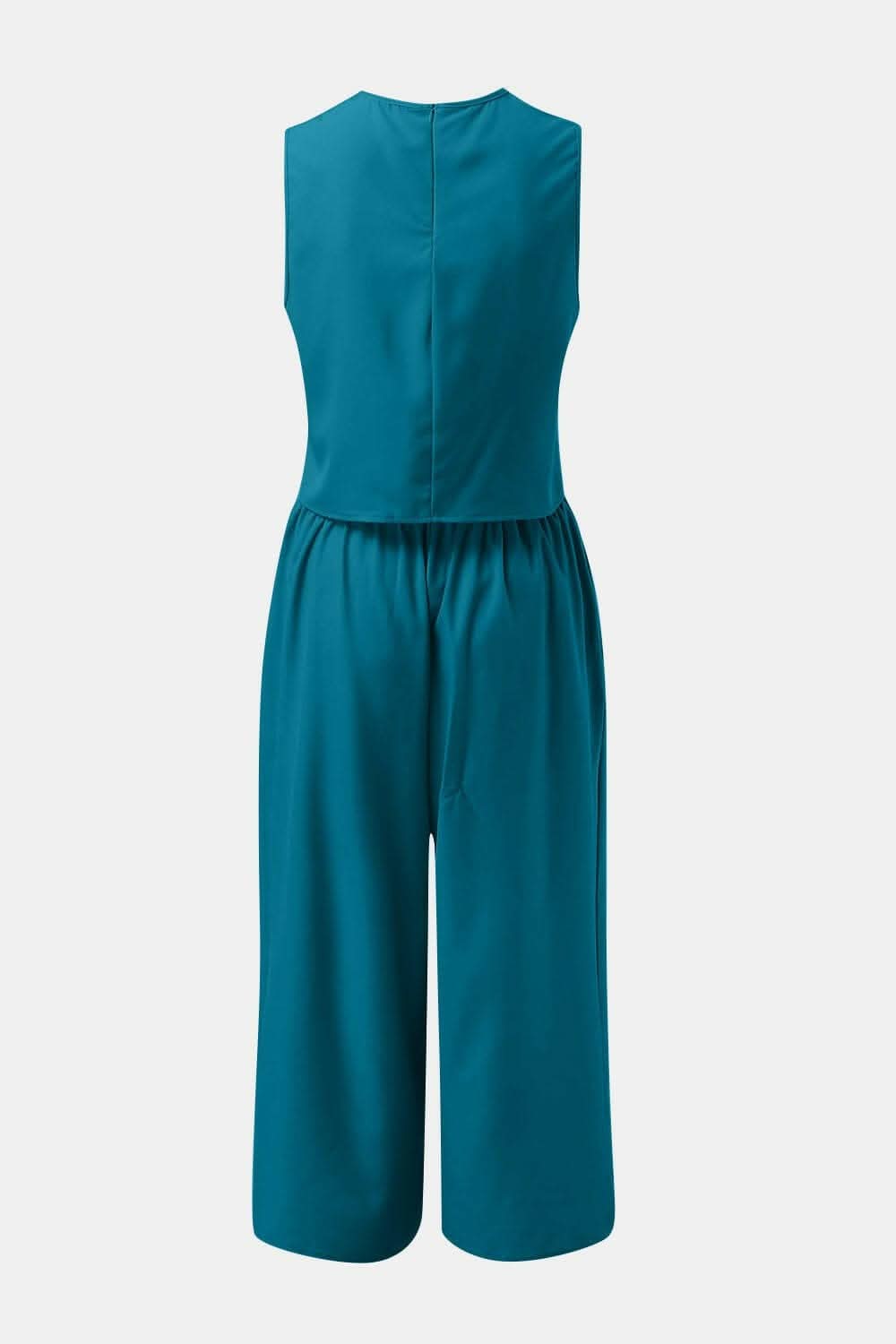 Casual Chic Two-Piece Set with Round Neck Top and Wide Leg PantsUpgrade Your Everyday Style with Our Casual Chic Two-Piece Set
Effortlessly chic and versatile, this two-piece set is a must-have for your wardrobe.
Featuring a Love Salve Round Neck Topjust arrived