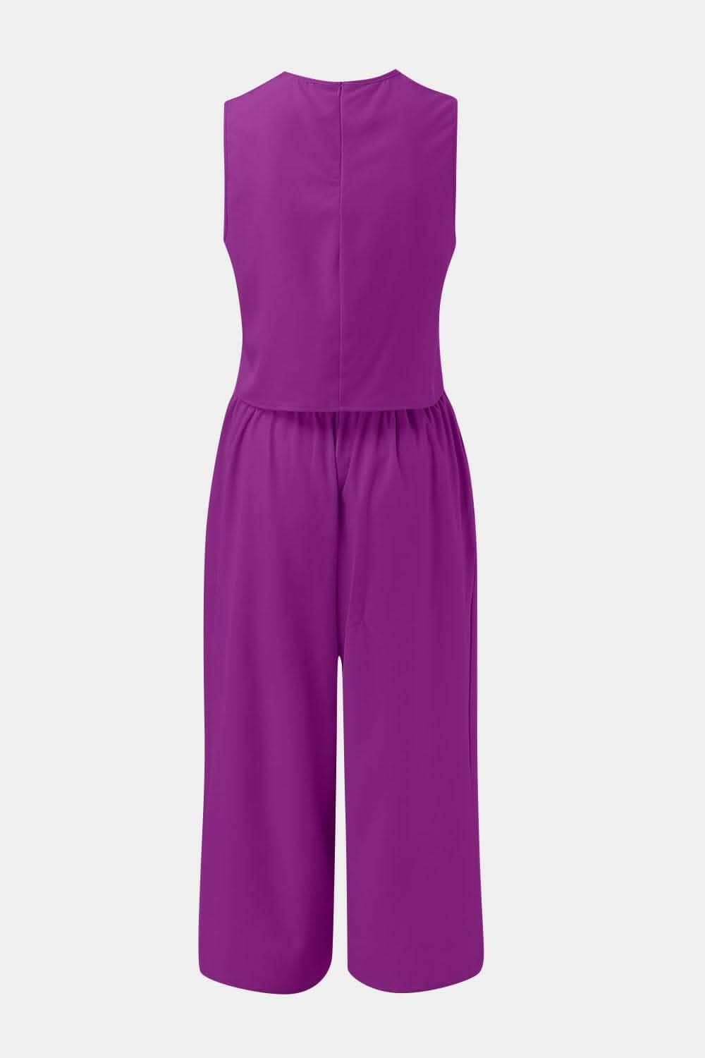 Casual Chic Two-Piece Set with Round Neck Top and Wide Leg PantsUpgrade Your Everyday Style with Our Casual Chic Two-Piece Set
Effortlessly chic and versatile, this two-piece set is a must-have for your wardrobe.
Featuring a Love Salve Round Neck Topjust arrived
