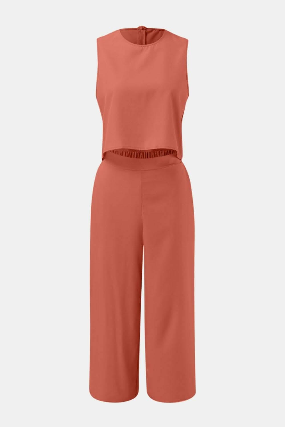 Casual Chic Two-Piece Set with Round Neck Top and Wide Leg PantsUpgrade Your Everyday Style with Our Casual Chic Two-Piece Set
Effortlessly chic and versatile, this two-piece set is a must-have for your wardrobe.
Featuring a Love Salve Round Neck Topjust arrived