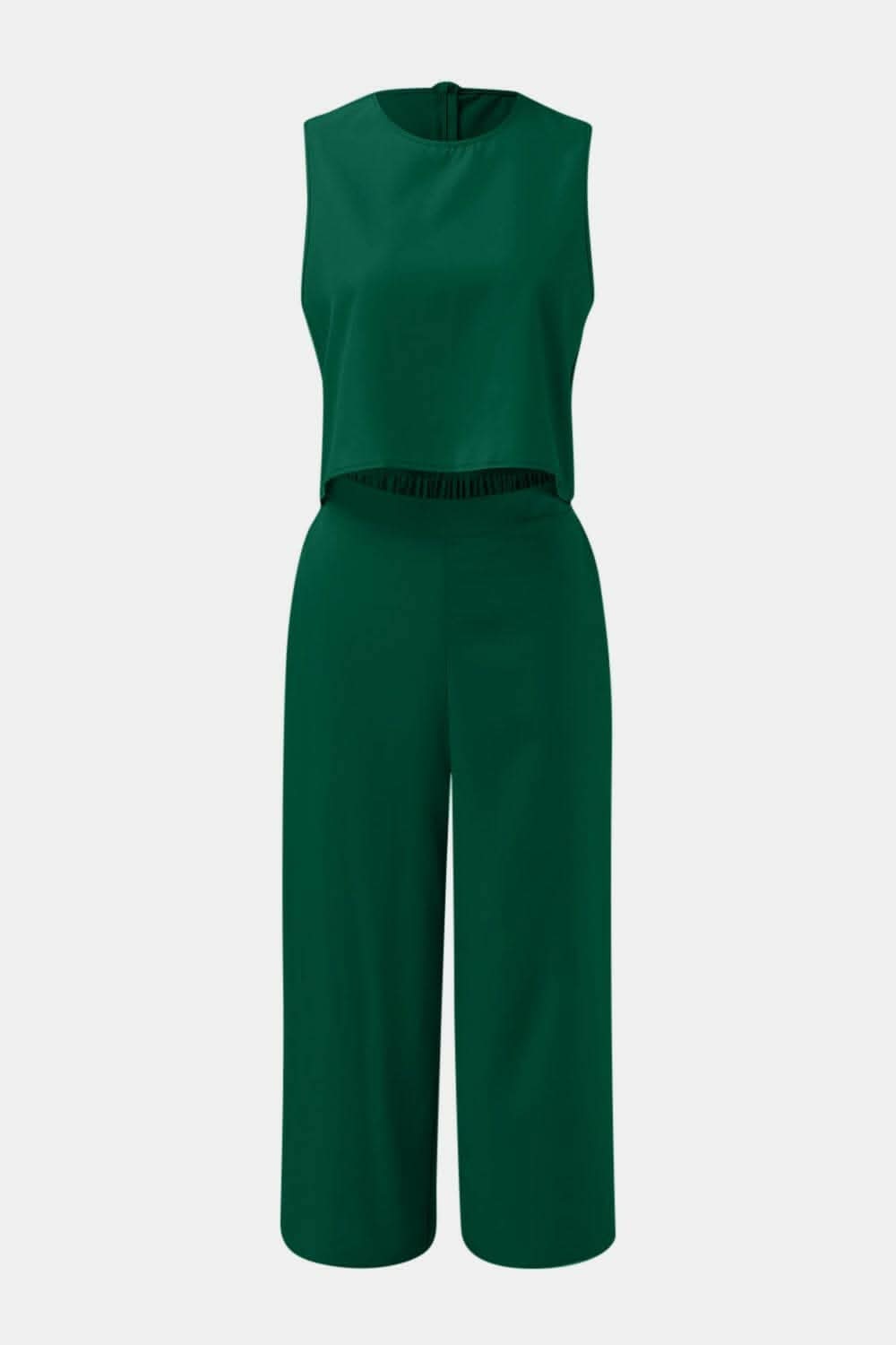 Casual Chic Two-Piece Set with Round Neck Top and Wide Leg PantsUpgrade Your Everyday Style with Our Casual Chic Two-Piece Set
Effortlessly chic and versatile, this two-piece set is a must-have for your wardrobe.
Featuring a Love Salve Round Neck Topjust arrived