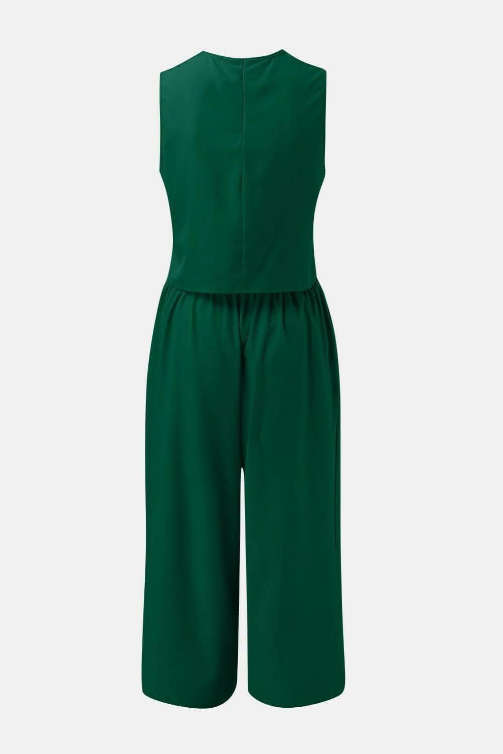 Casual Chic Two-Piece Set with Round Neck Top and Wide Leg PantsUpgrade Your Everyday Style with Our Casual Chic Two-Piece Set
Effortlessly chic and versatile, this two-piece set is a must-have for your wardrobe.
Featuring a Love Salve Round Neck Topjust arrived