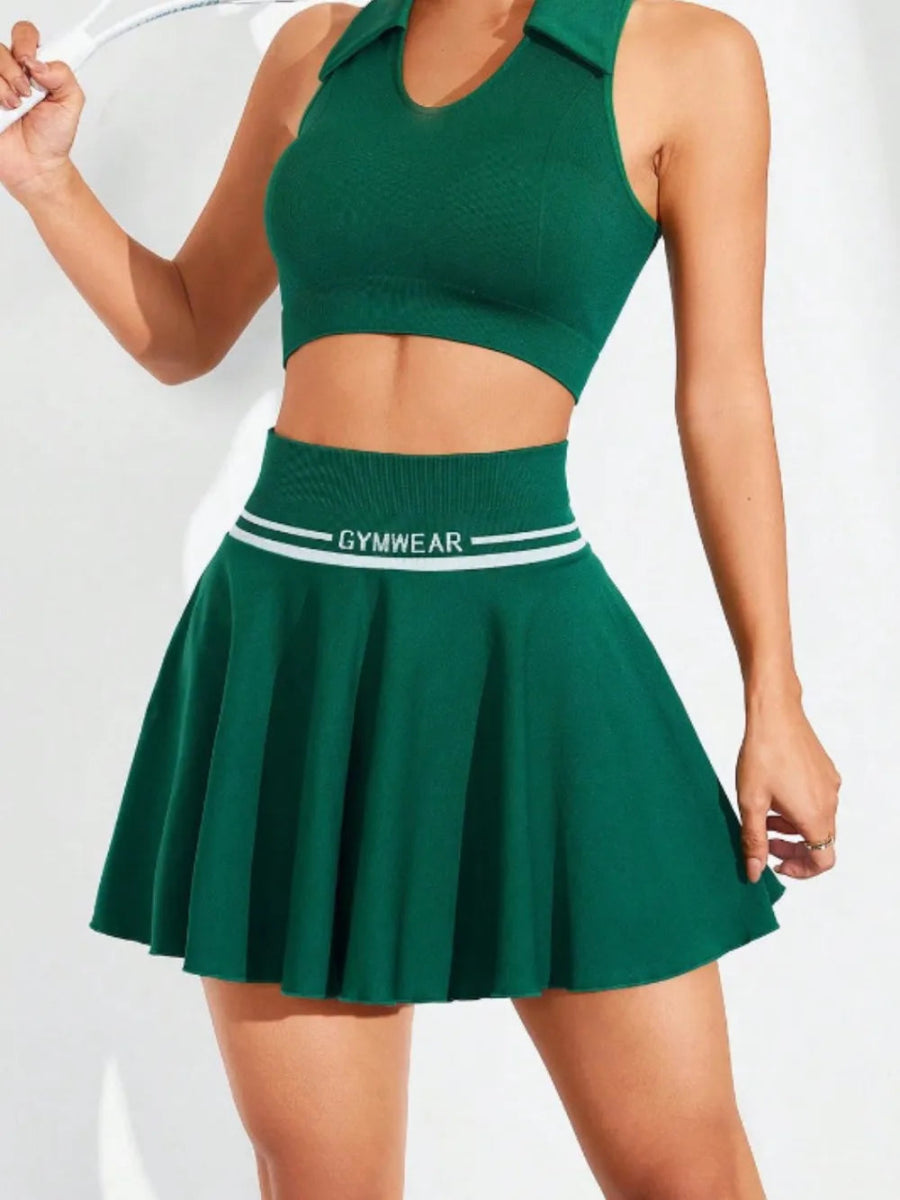 Ruched High Waist Mini Active Skirt for Women Fitness - Love Salve