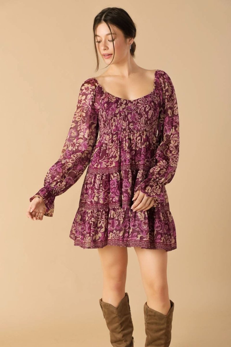 SERENE RADIANCE WOVEN MINI DRESS - Love Salve