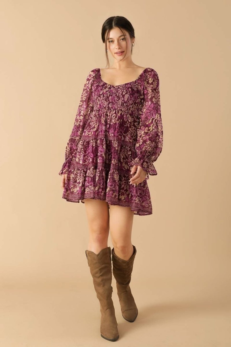 SERENE RADIANCE WOVEN MINI DRESS - Love Salve