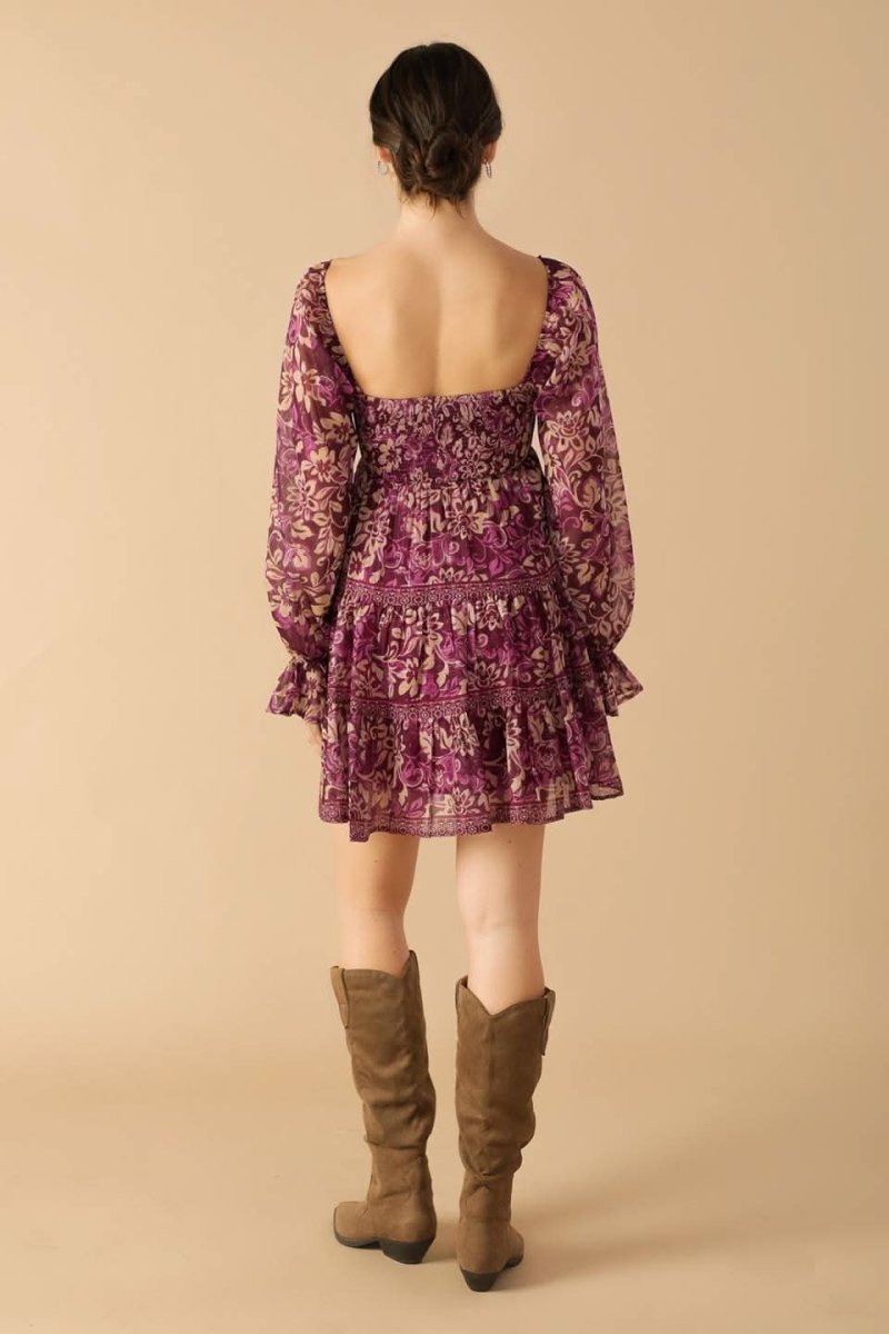 SERENE RADIANCE WOVEN MINI DRESS - Love Salve