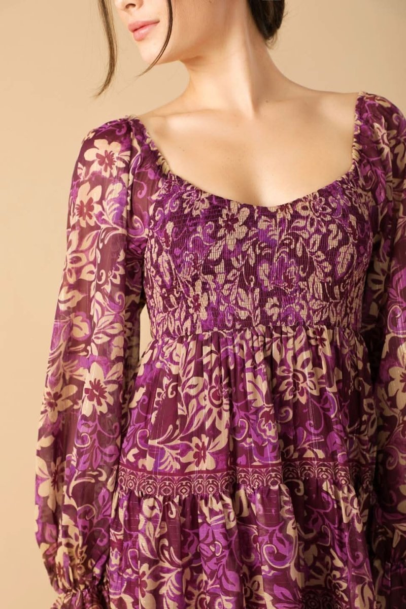 SERENE RADIANCE WOVEN MINI DRESS - Love Salve