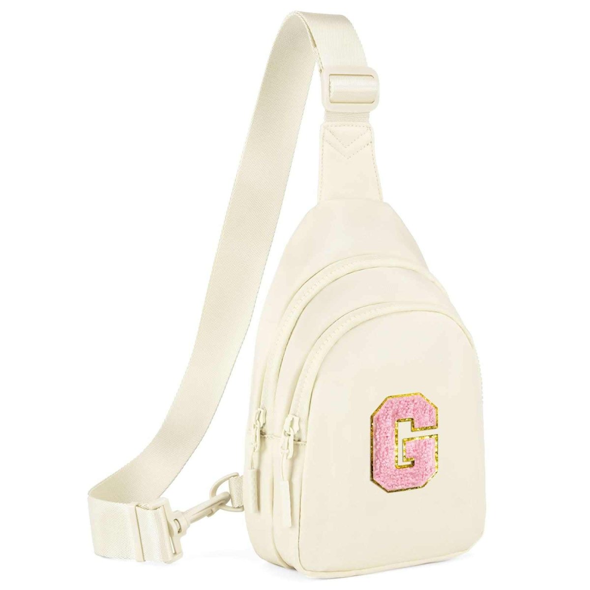 Small Initial Sling Bag Crossbody Bag Fanny Pack for Girls Women Cute Chest Bag Cross Body Bag Personalized Gift - Love Salve