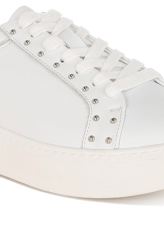 Strider Studs Embellished Chunky Sneakers for Stylish Comfort - Love Salve
