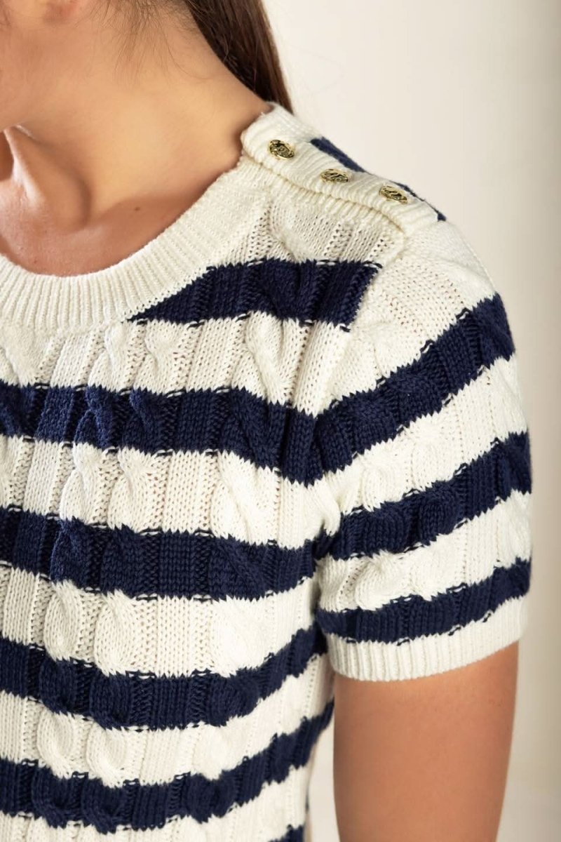 SUAVE PRESENCE SWEATER KNIT TOP - Love Salve