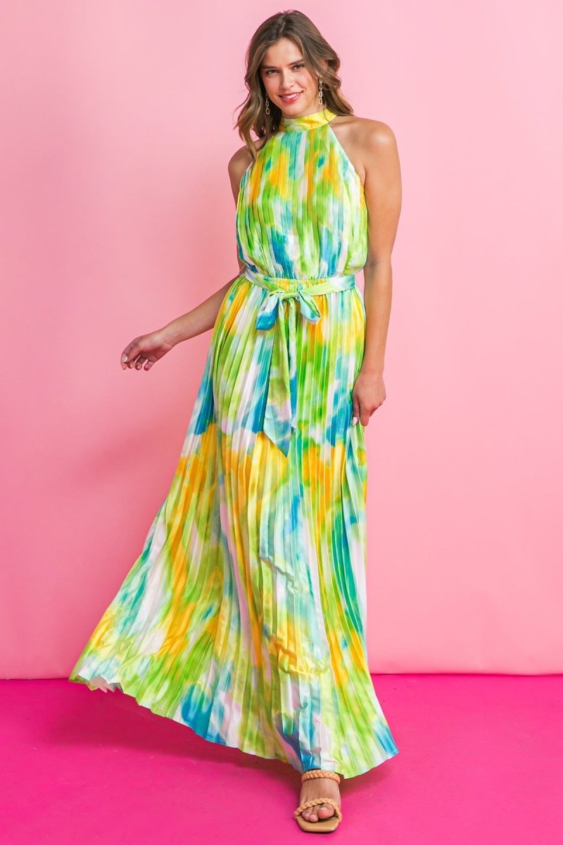 SULTRY ENERGY SATIN MAXI DRESS - Love Salve