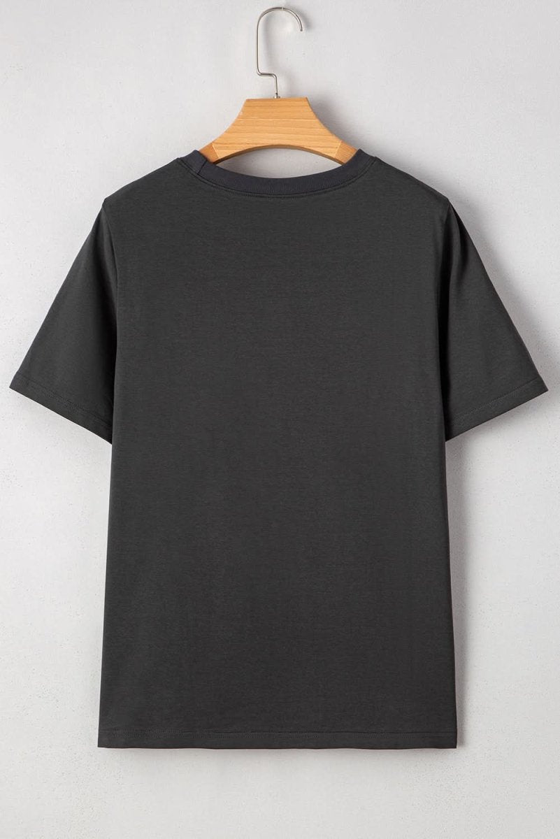 Sunrise Vibes Western Graphic Tee in Dark Grey - Love Salve