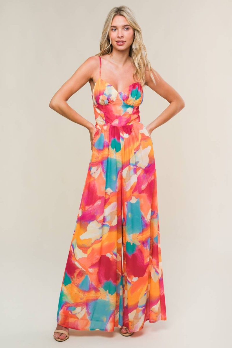 SWEETEST STYLE WOVEN JUMPSUIT - Love Salve