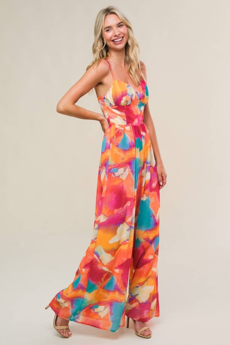SWEETEST STYLE WOVEN JUMPSUIT - Love Salve