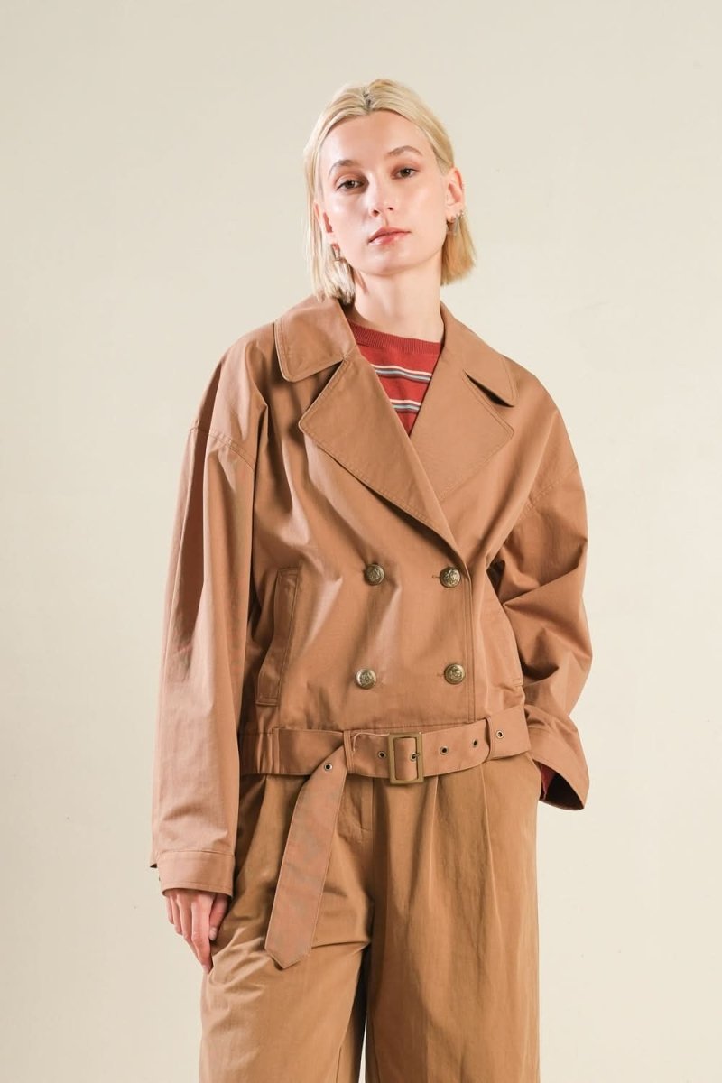 THE TIME IS RIGHT WOVEN JACKET - Love Salve