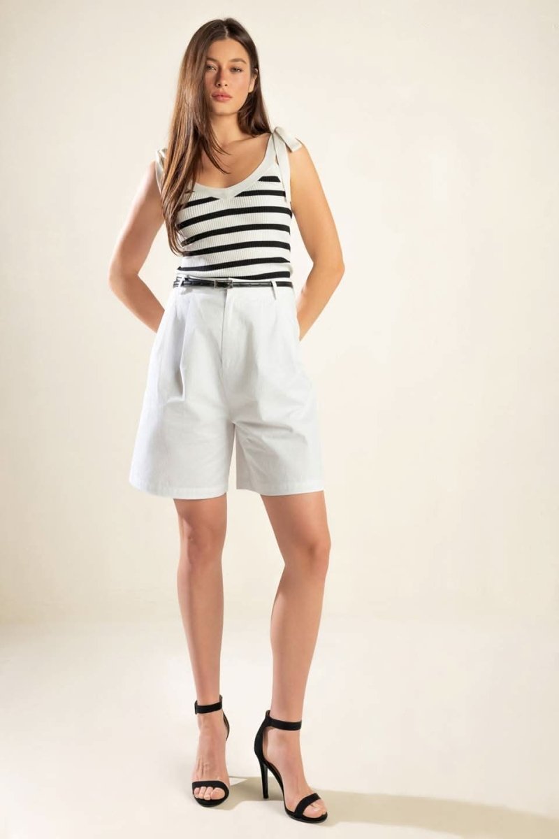 TIME FOR TEA SWEATER KNIT TANK TOP - Love Salve