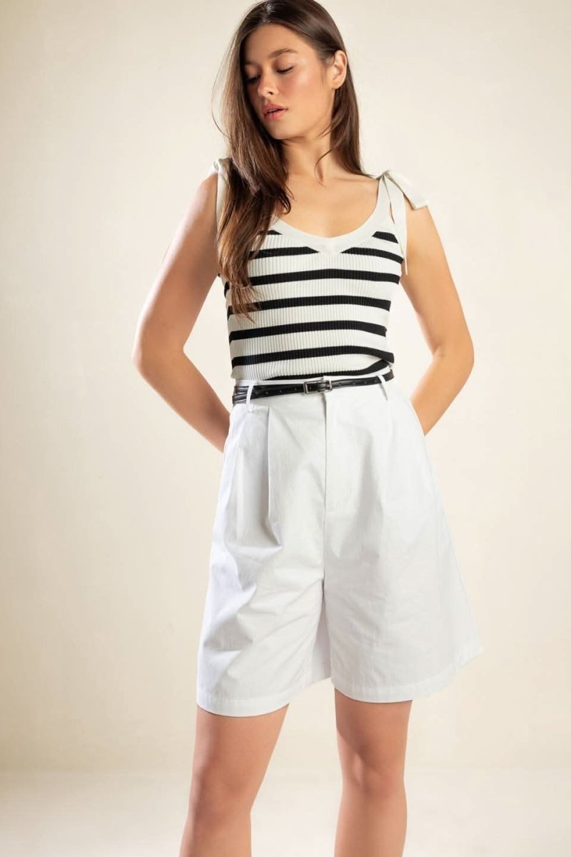 TIME FOR TEA SWEATER KNIT TANK TOP - Love Salve