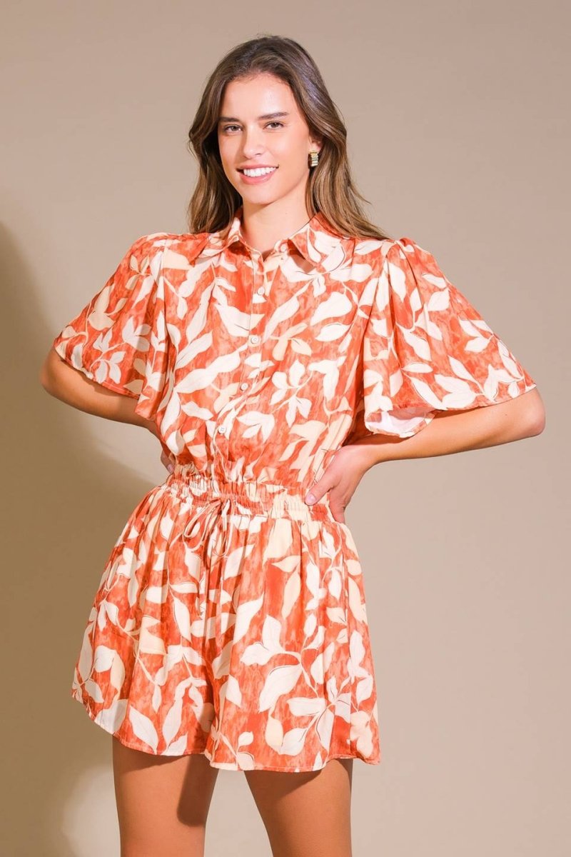 TIMELESS GRACE WOVEN ROMPER - Love Salve