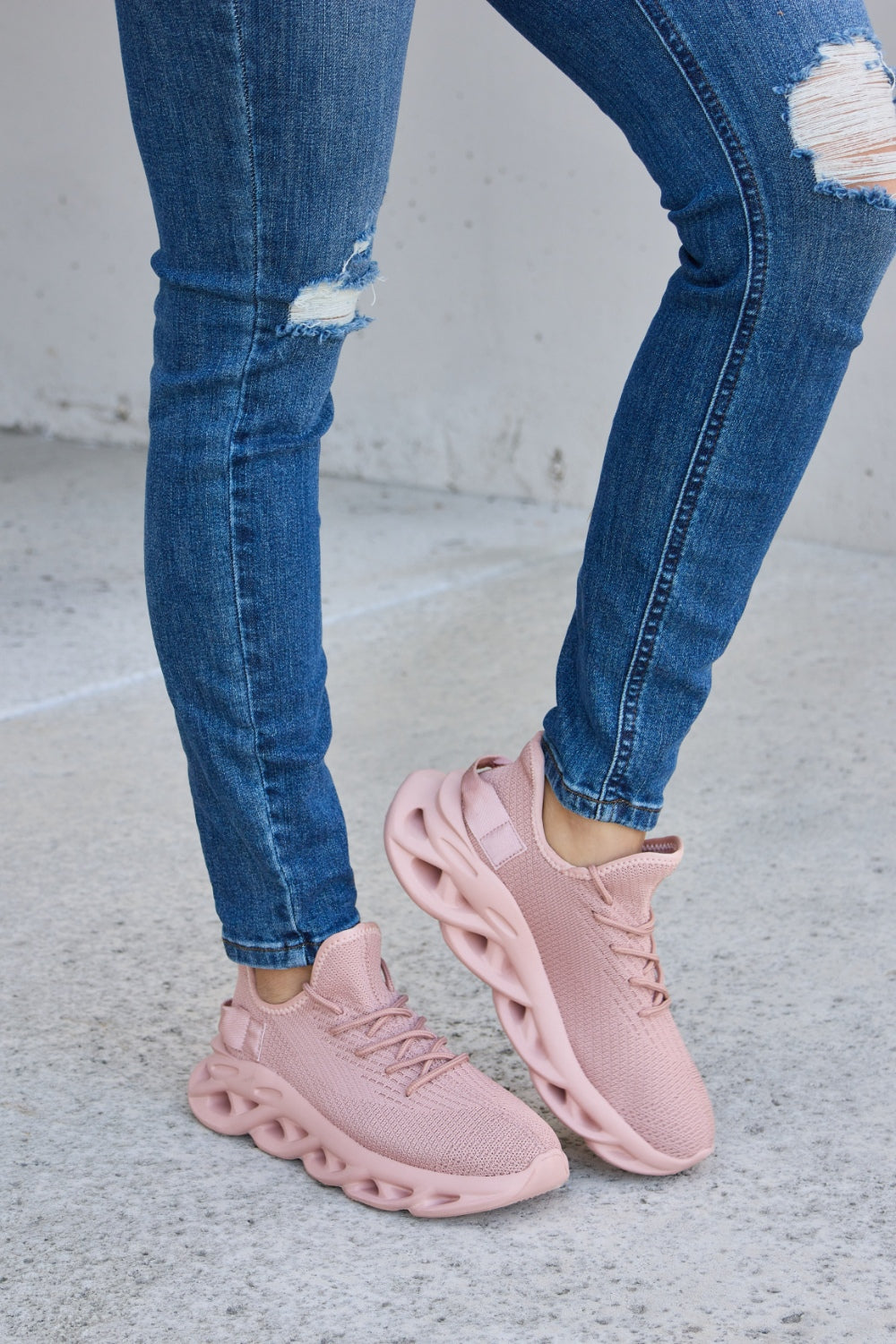 Elevate Your Style with Mesh Platform Sneakers for Active Lifestyle - Love Salve