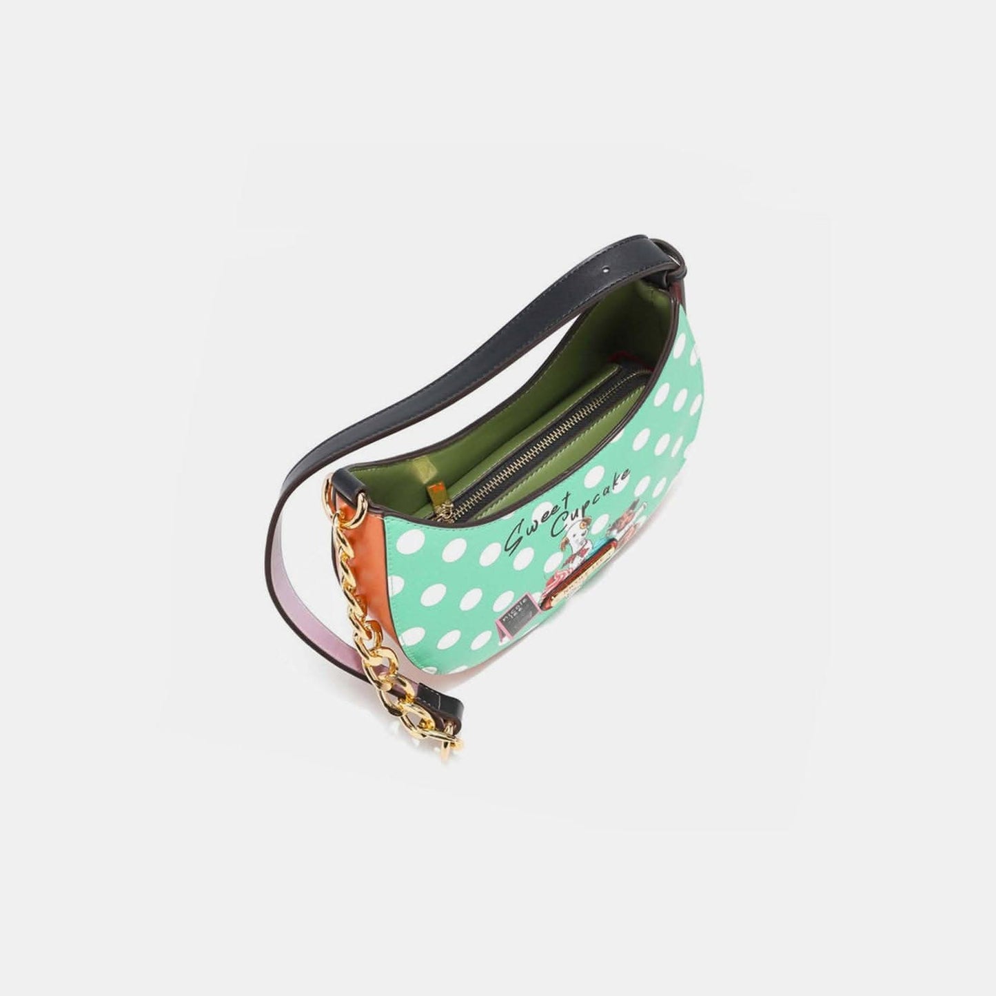 Chic polka dot vegan leather bag - Love Salve