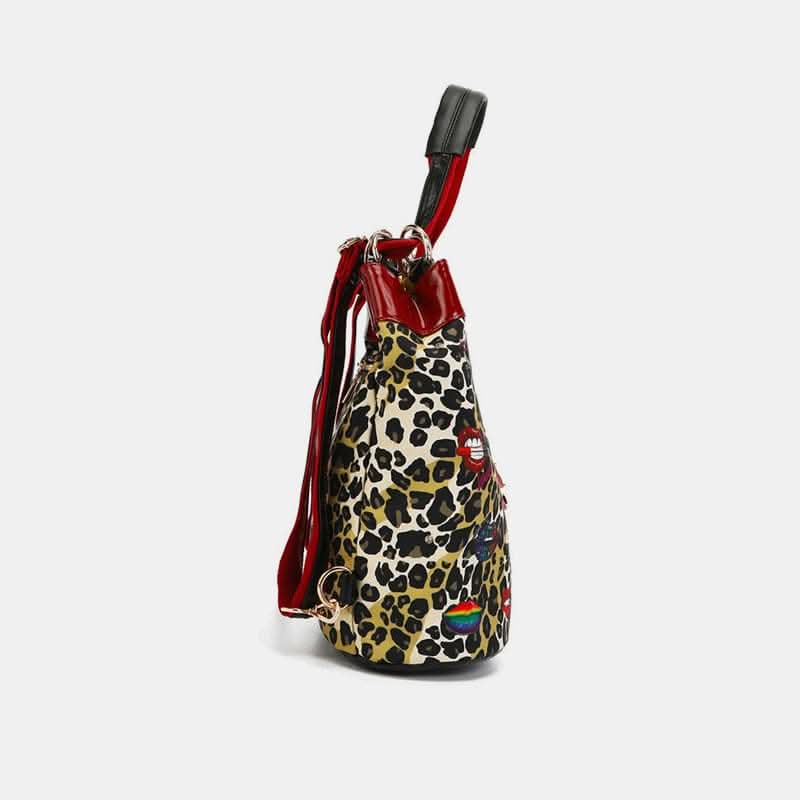 Nylon bucket backpack by Nicole Lee - Love Salve