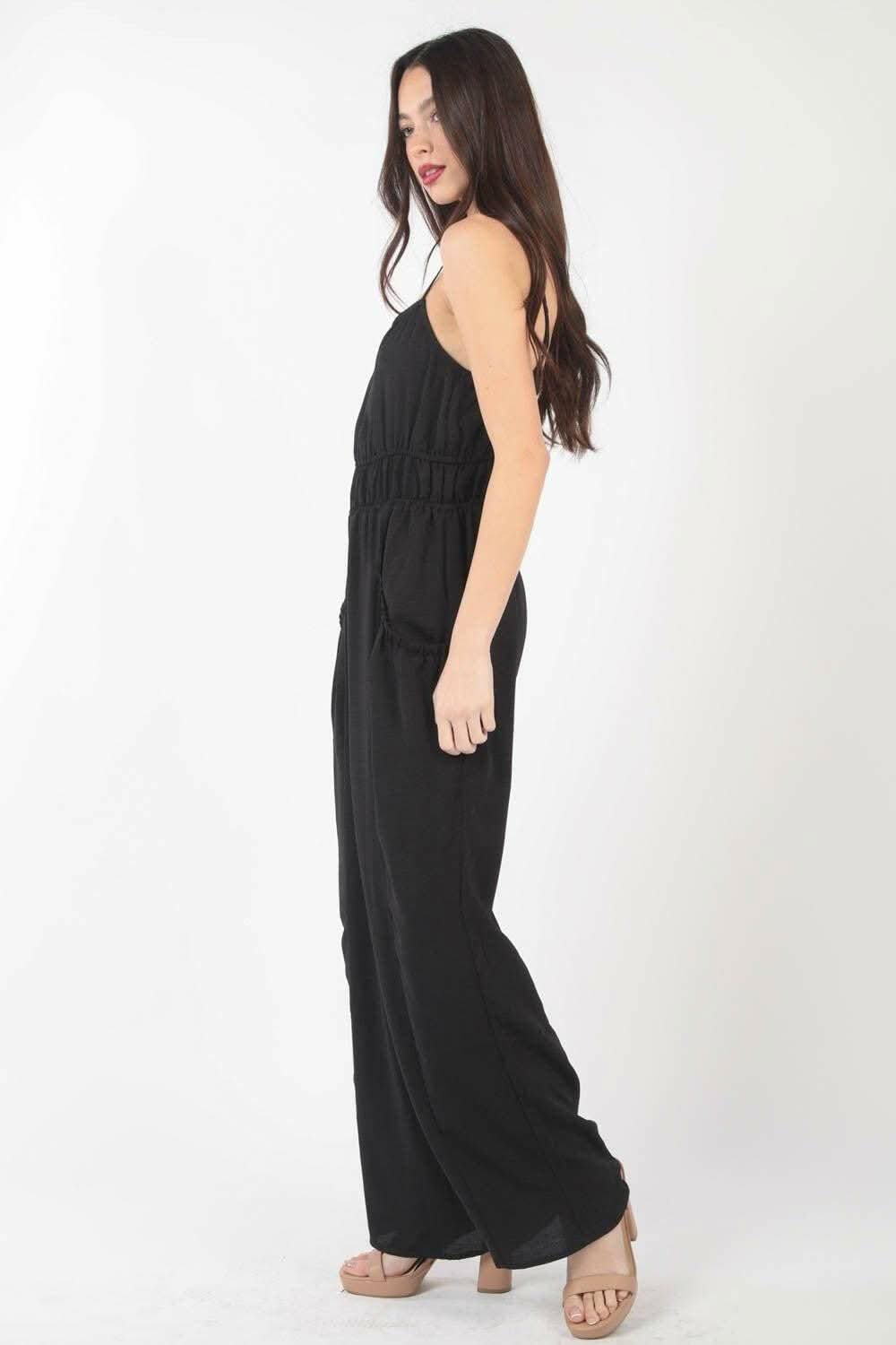 Radiant Sophistication Pintuck Detail Jumpsuit ✨ - Love Salve
