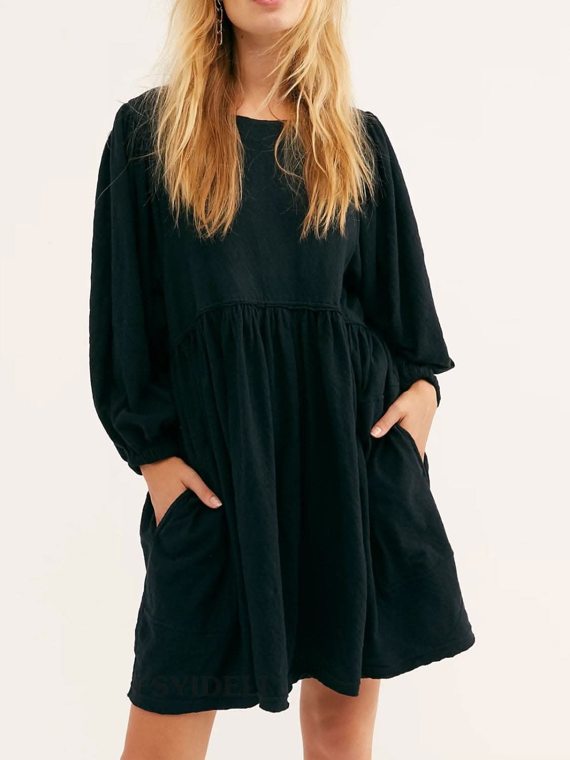 Chic Long Sleeve Cutout Mini Dress for Effortless Style - Love Salve