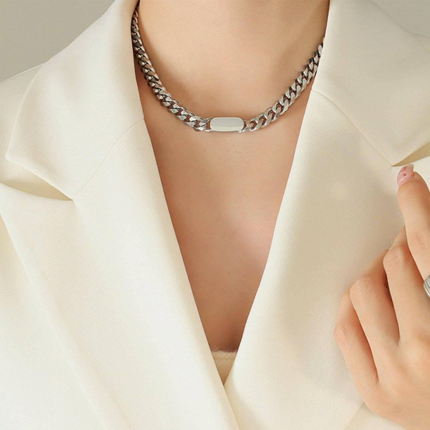 18K Gold-Plated Titanium Steel Chain Necklace with International Flair and Maintenance Tips - Love Salve