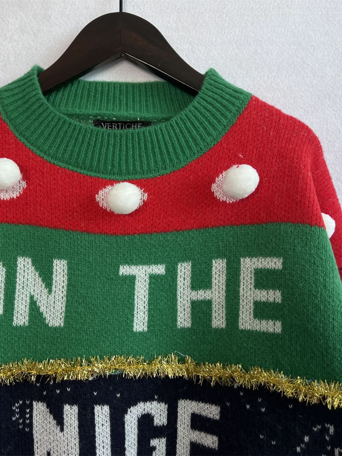 Chic pom-pom knit pullover top - Love Salve