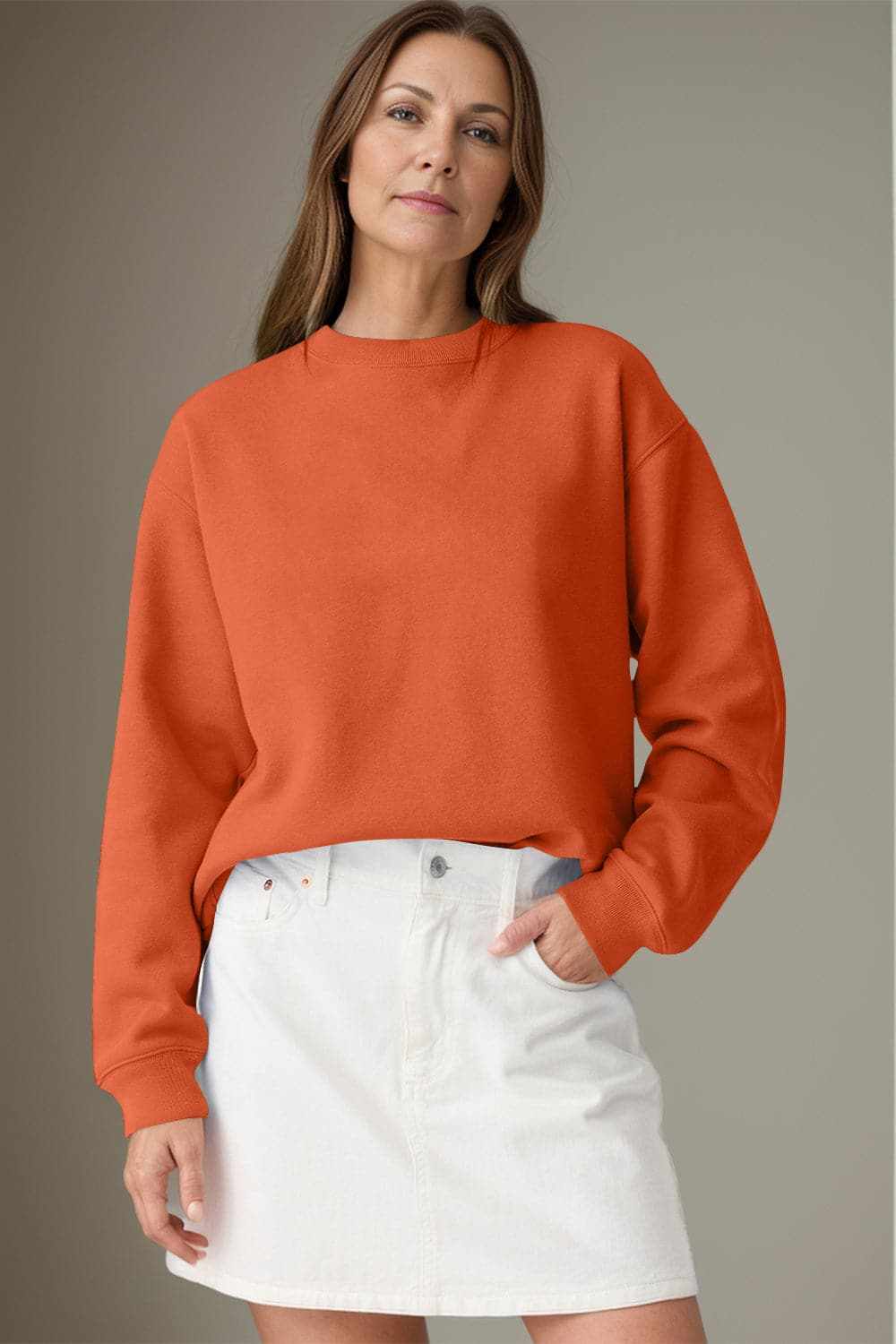 Cozy essentials long sleeve sweatshirt - Love Salve