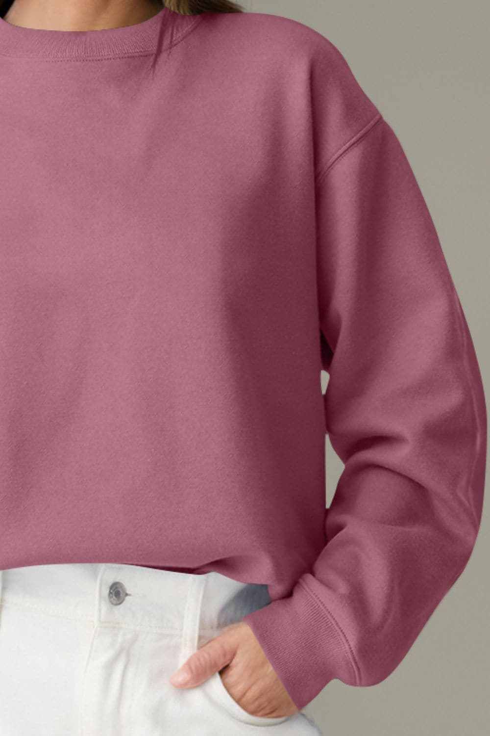 Cozy essentials long sleeve sweatshirt - Love Salve