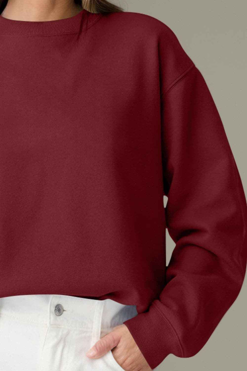 Cozy essentials long sleeve sweatshirt - Love Salve