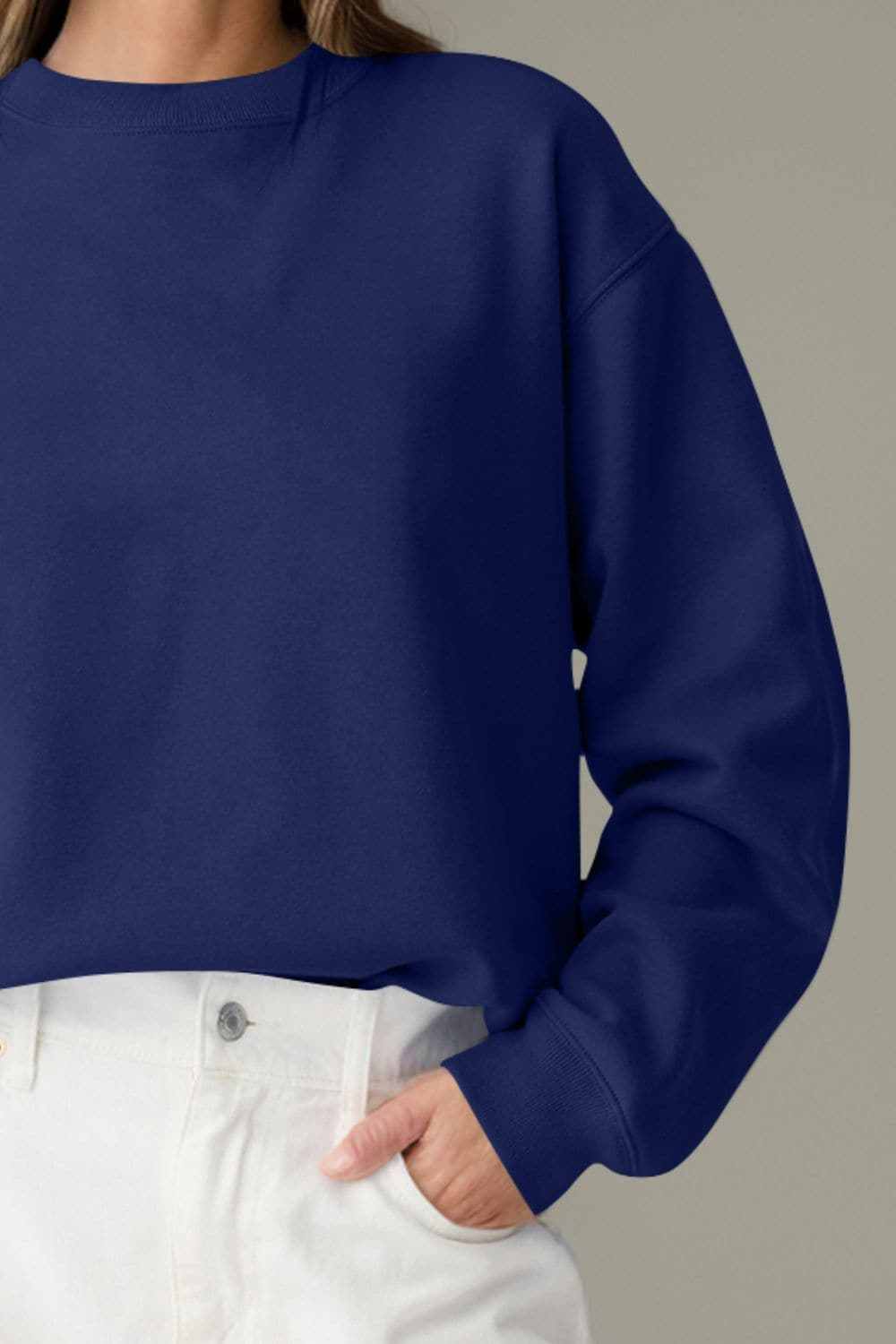 Cozy essentials long sleeve sweatshirt - Love Salve