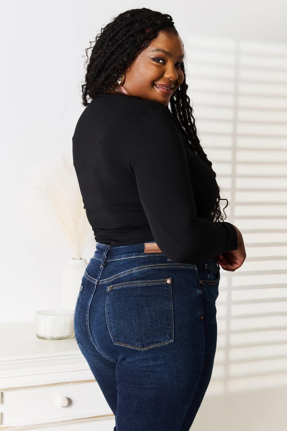 Basic Bae asymmetrical top - chic style - Love Salve