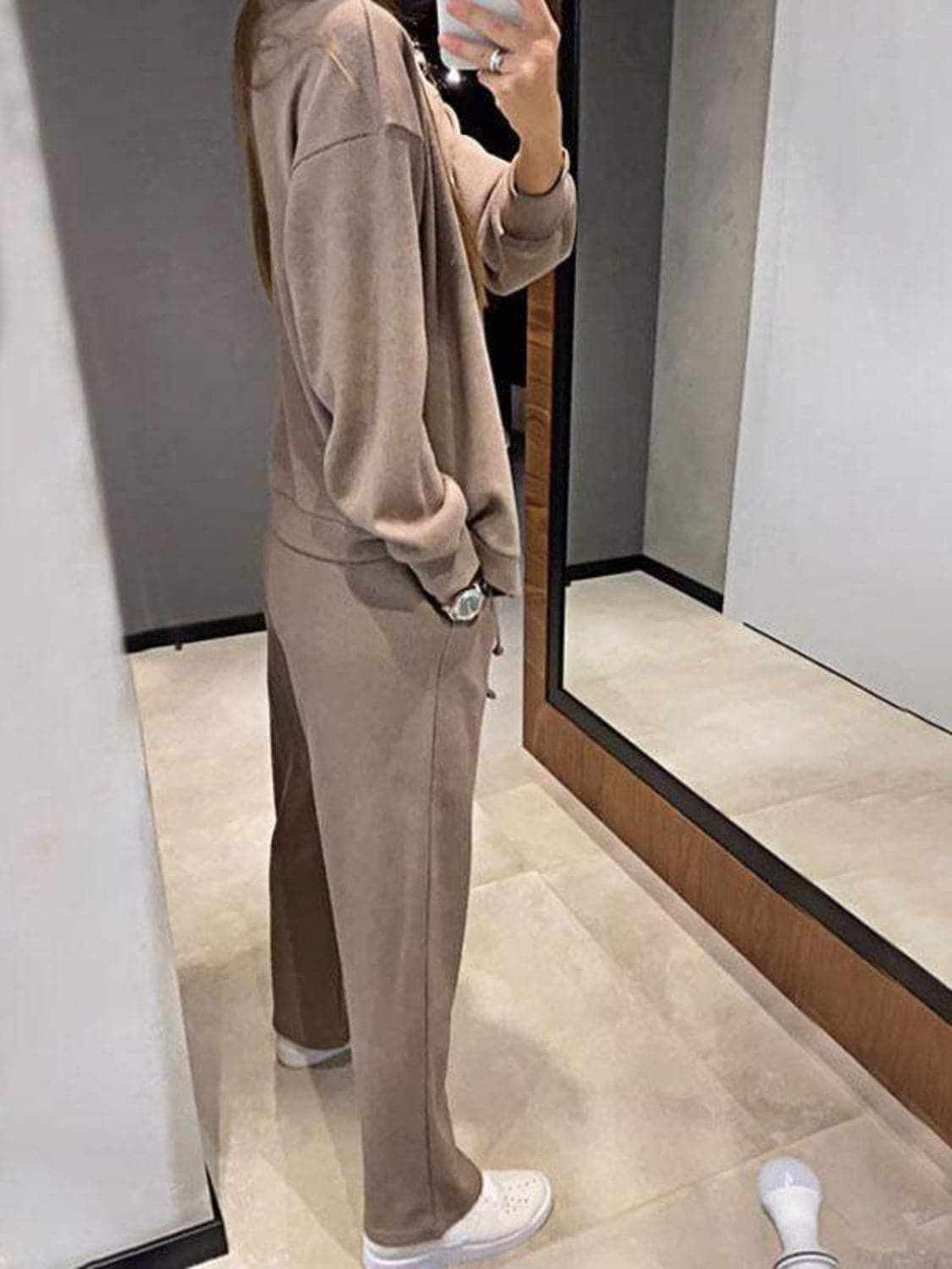 Chic button-up shirt & pants set - Love Salve