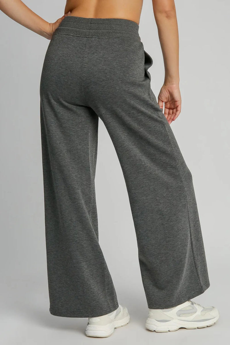 Umgee Full Size Drawstring Wide Leg Pants with Pockets - Love Salve