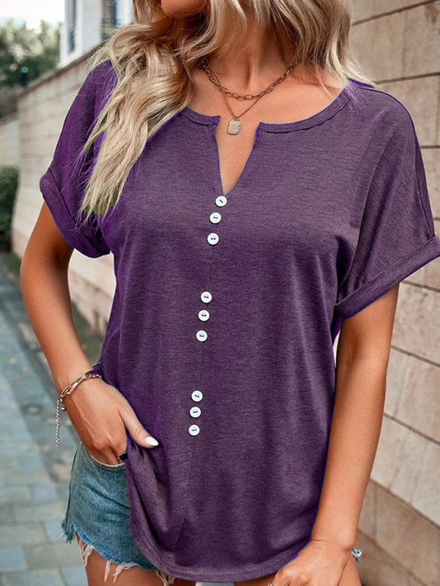 Eyelet Embroidered Button-Up Jumpsuit