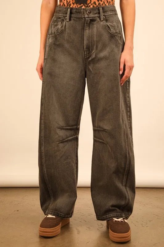 Very J Wide Leg Comfy Jeans for Effortless Style - Love Salve