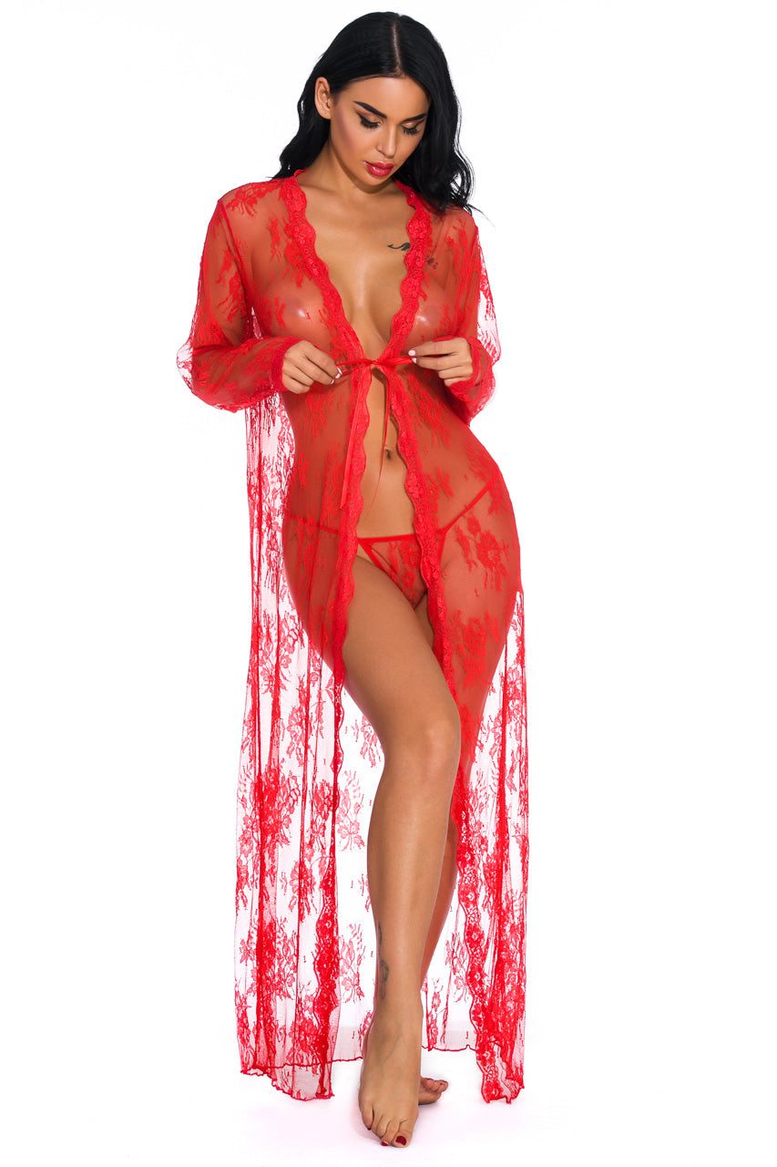 3wishes Lace Robe - Luxurious, Flowy & Comfortable