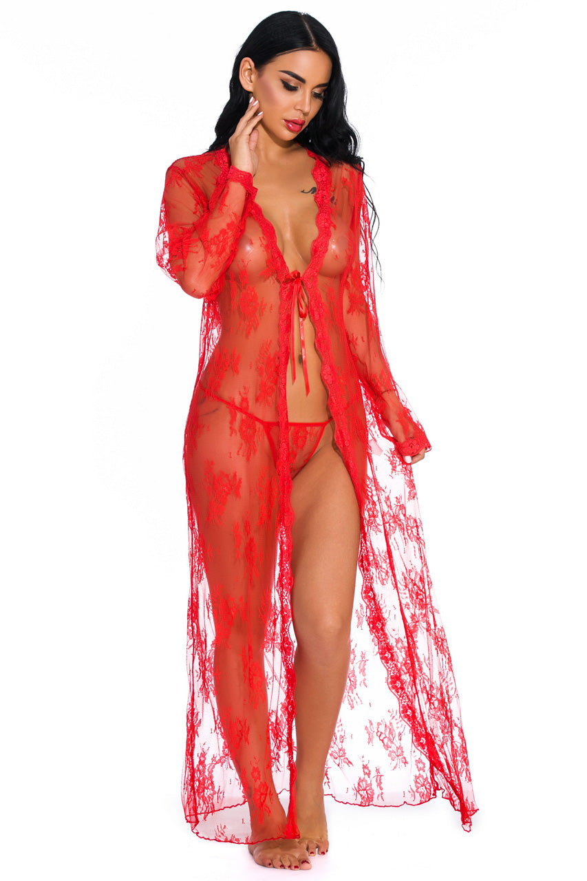 3wishes Lace Robe - Luxurious, Flowy & Comfortable