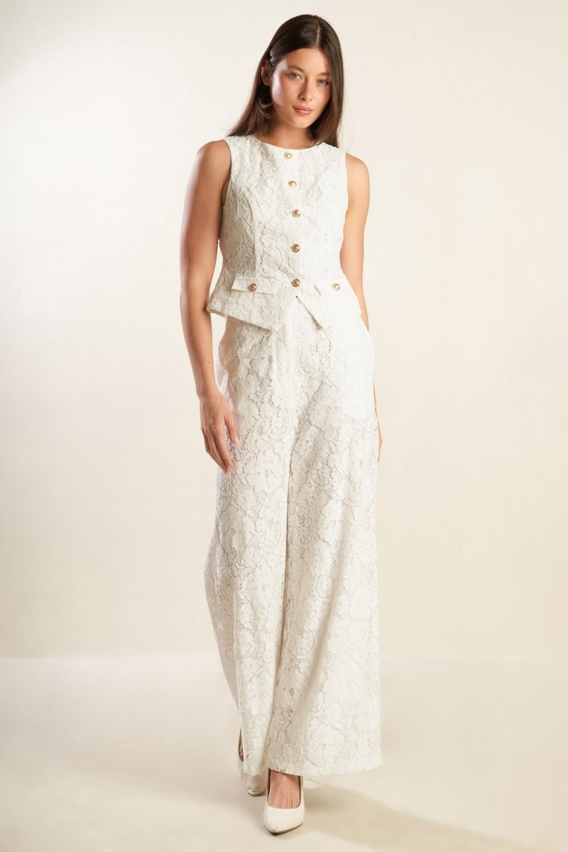 WE TRUST YOU WOVEN LACE PANTS - Love Salve