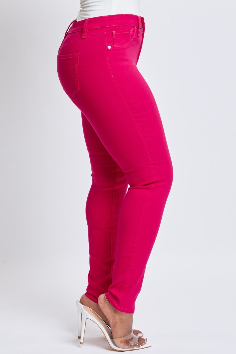 YMI Jeanswear Hyperstretch Mid-Rise Skinny Jeans For Women - Love Salve