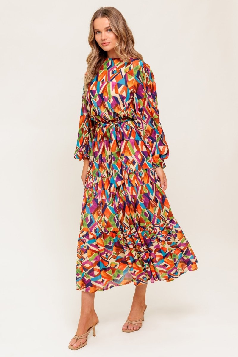 YOUR SWEETIE WOVEN MIDI DRESS - Love Salve