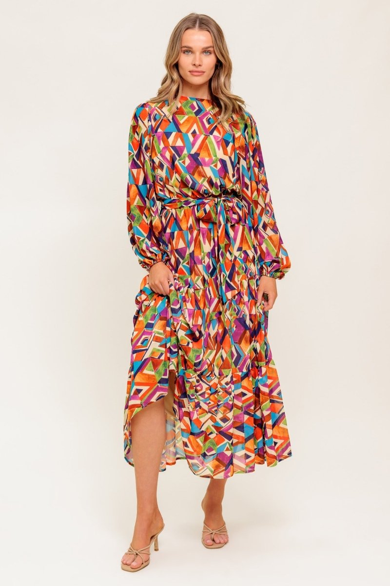 YOUR SWEETIE WOVEN MIDI DRESS - Love Salve
